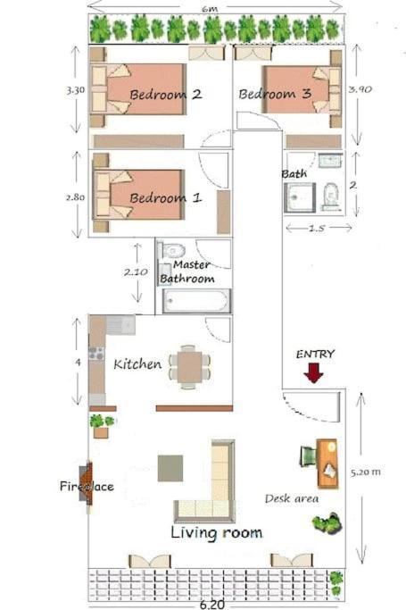 Ferienwohnung Delphic Moments - Sunny App 3Br, 2Ba With View Exterior foto